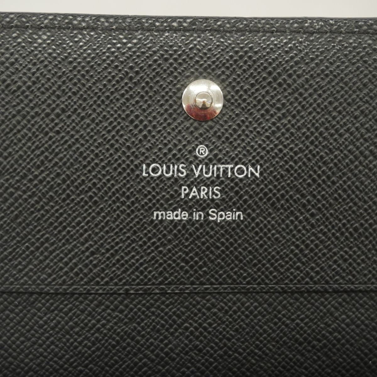 Louis Vuitton Business Card Case Damier Graphite Envelope Holder Black Gray — view 5