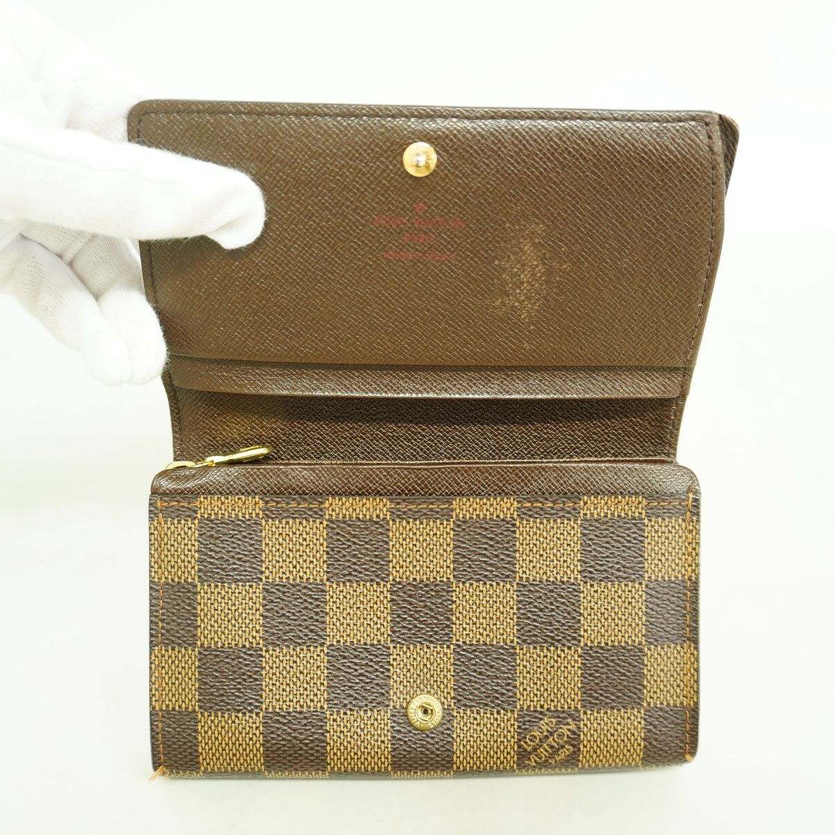 Louis Vuitton Wallet Damier Porte Monnaie Billets Tresor Ebene — view 8