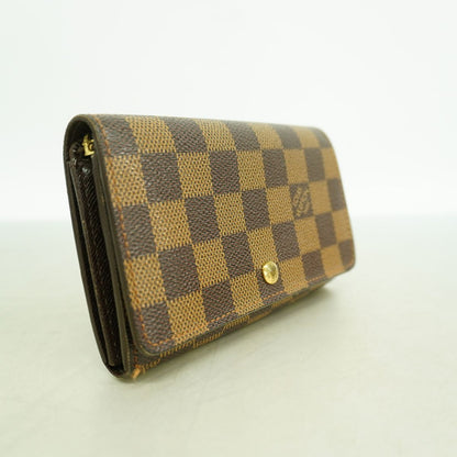 Louis Vuitton Wallet Damier Porte Monnaie Billets Tresor Ebene — view 2