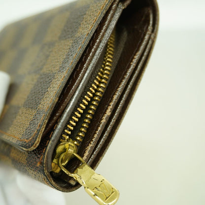Louis Vuitton Wallet Damier Porte Monnaie Billets Tresor Ebene — view 5