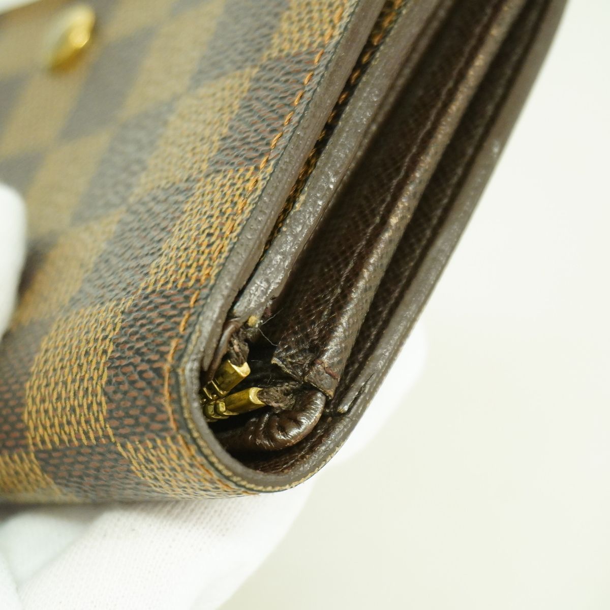 Louis Vuitton Wallet Damier Porte Monnaie Billets Tresor Ebene — view 7