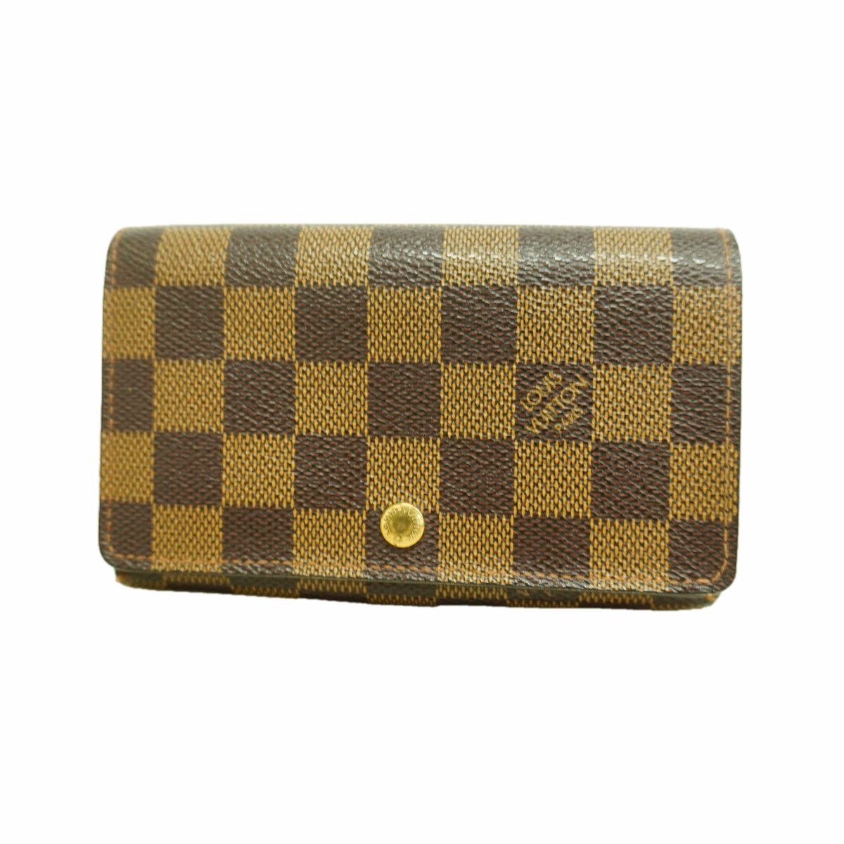 Louis Vuitton Wallet Damier Porte Monnaie Billets Tresor Ebene