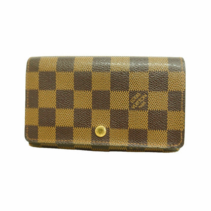 Louis Vuitton Wallet Damier Porte Monnaie Billets Tresor Ebene