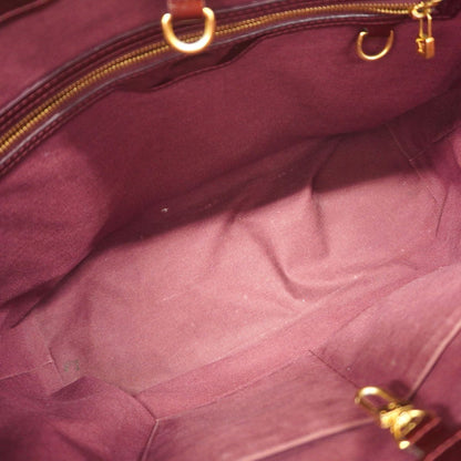 Louis Vuitton Tote Bag Vernis Wilshire MM Rouge Fauvist — view 4