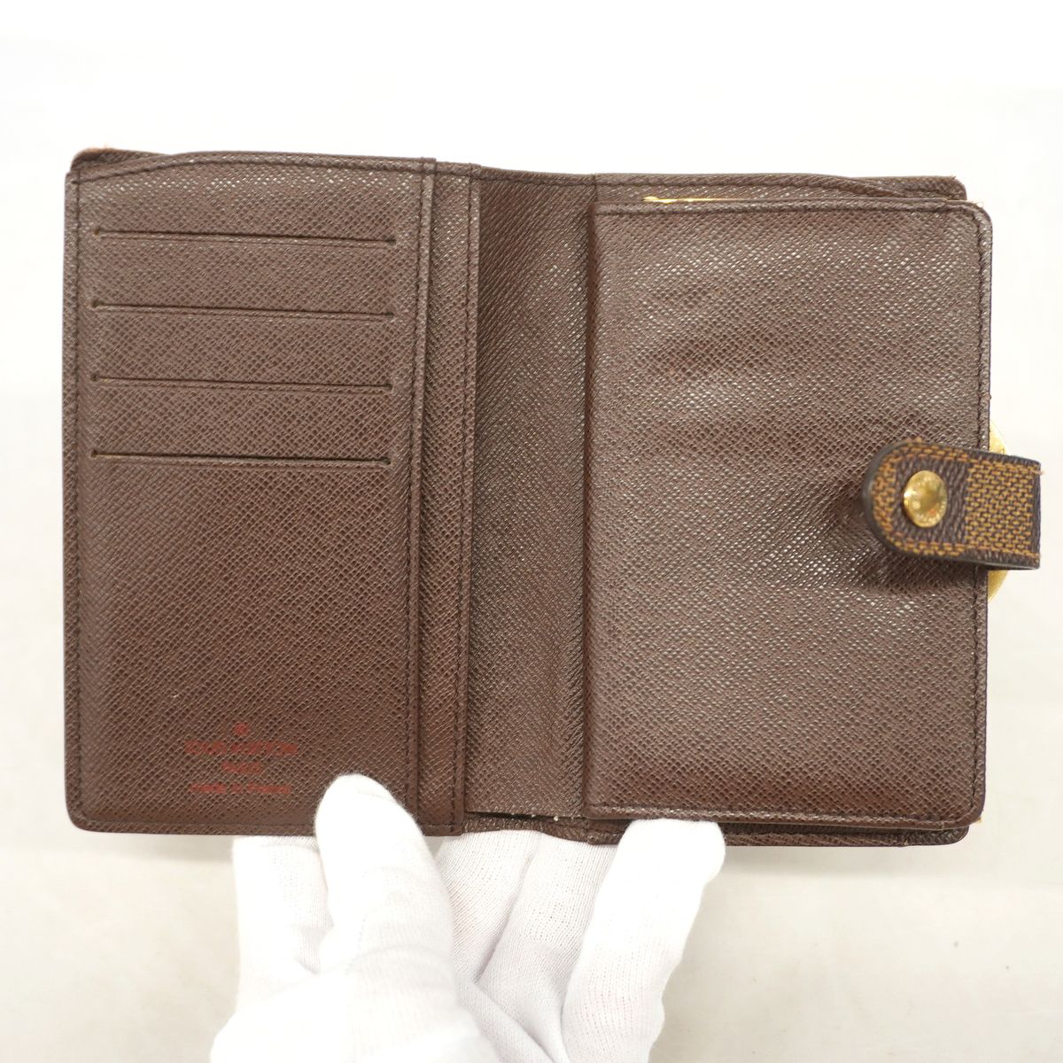 Louis Vuitton Wallet Damier Porte Monnaie Billets Viennois Ebene — view 4