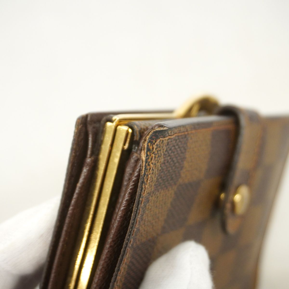 Louis Vuitton Wallet Damier Porte Monnaie Billets Viennois Ebene — view 6