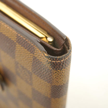 Louis Vuitton Wallet Damier Porte Monnaie Billets Viennois Ebene — view 7