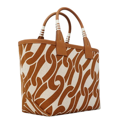 Hermes Tote Bag Steeple 25 Toile H Natural — view 2