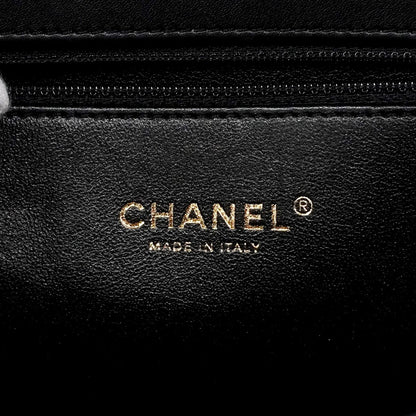 Chanel Shoulder Bag CC Filigree Tweed Black Champagne Gold — view 5