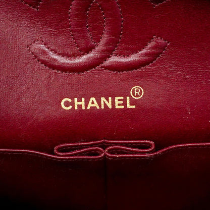 Chanel Shoulder Bag Quilted Lambskin Black Gold — view 5