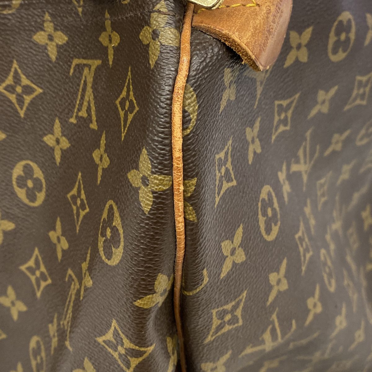 Louis Vuitton Boston Bag Monogram Keepall 60 Brown — view 8