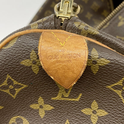 Louis Vuitton Boston Bag Monogram Keepall 60 Brown — view 5
