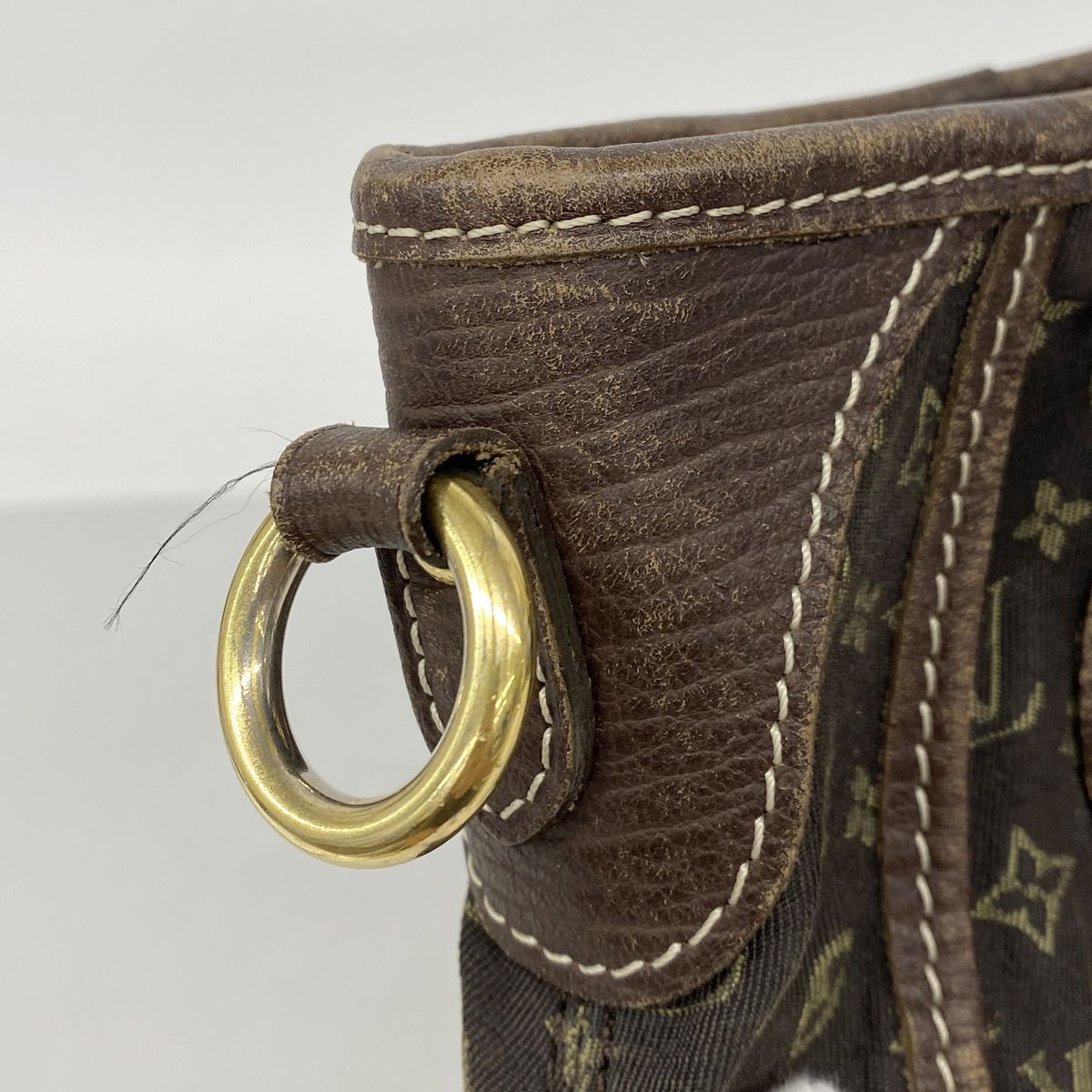 Louis Vuitton Handbag Monogram Mini Lin Besace Angele Ebene — view 7