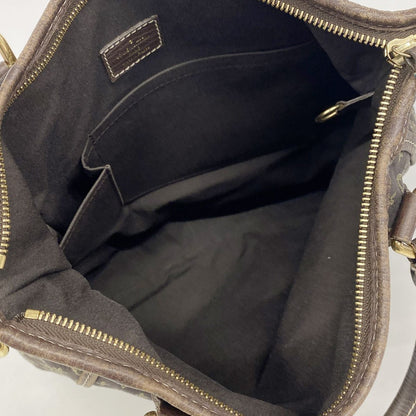Louis Vuitton Handbag Monogram Mini Lin Besace Angele Ebene — view 4