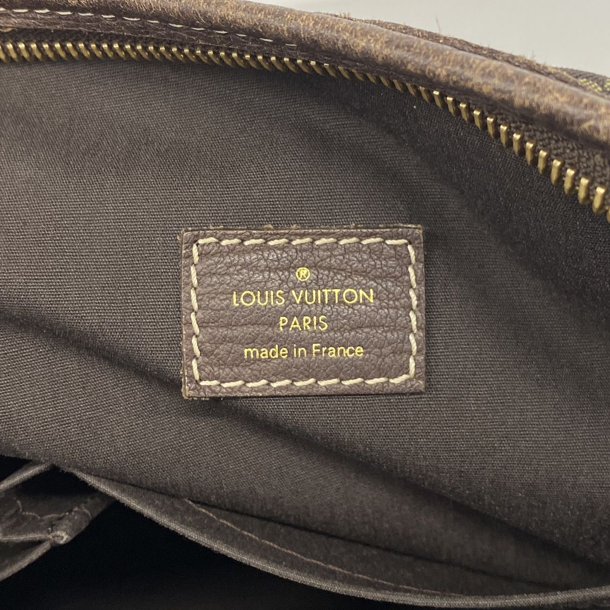 Louis Vuitton Handbag Monogram Mini Lin Besace Angele Ebene — view 5