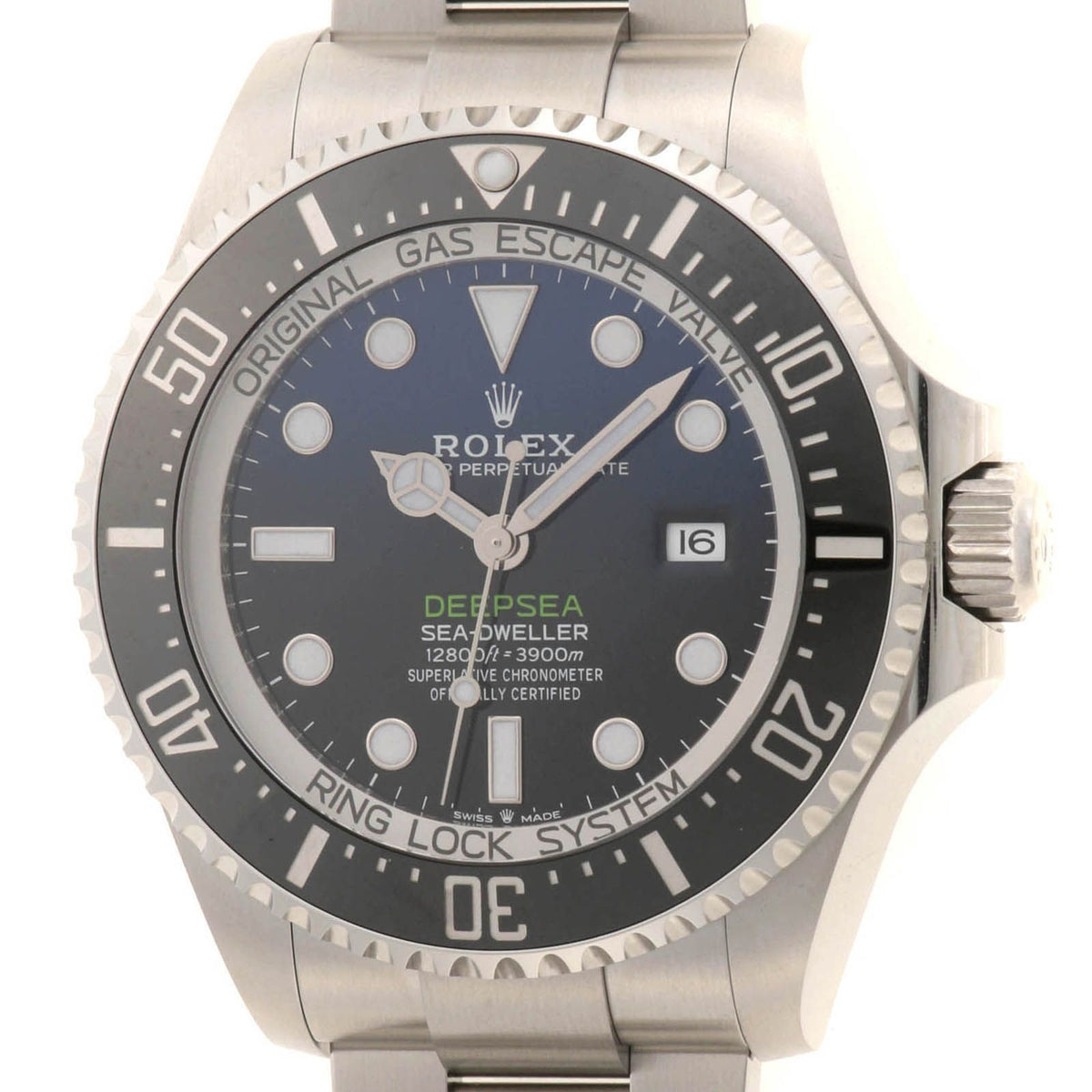 Rolex Deepsea Watch Stainless Steel Deep Blue Automatic