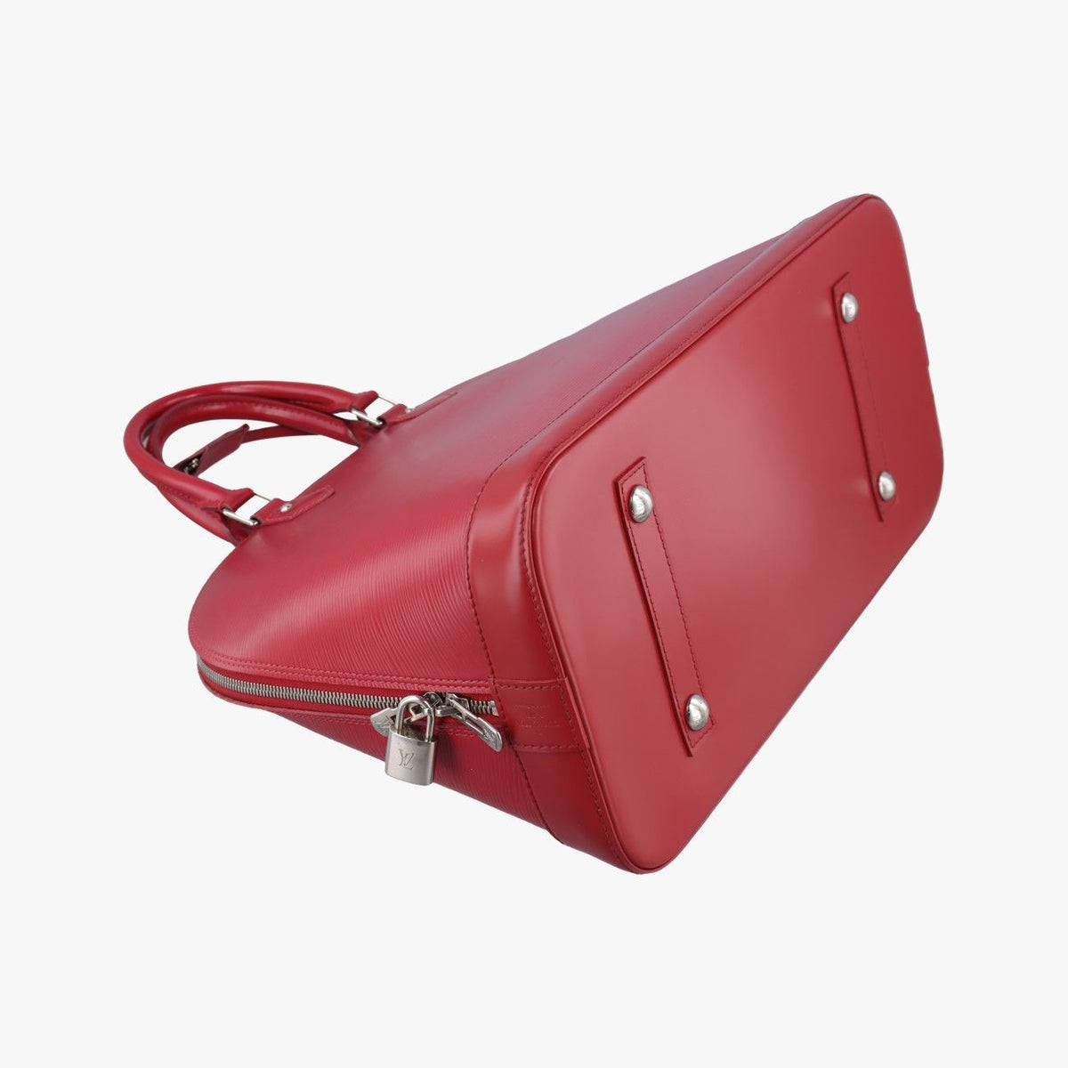 Louis Vuitton Alma GM Carmine Epi Handbag — view 7