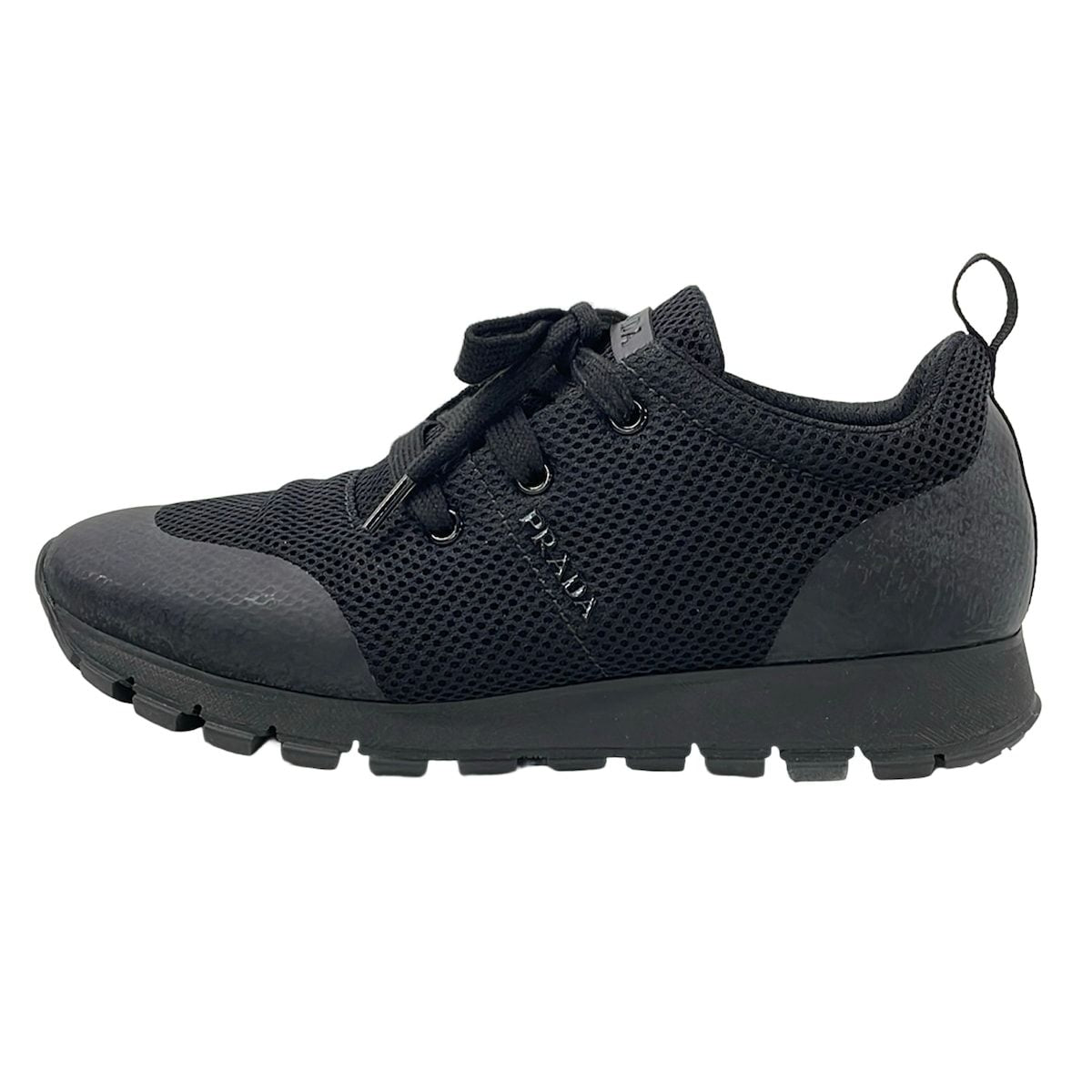 Prada Sneakers Black Mesh