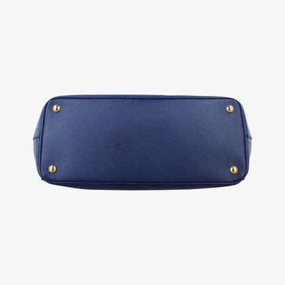 Prada Galleria Navy Saffiano Leather 31 — view 3