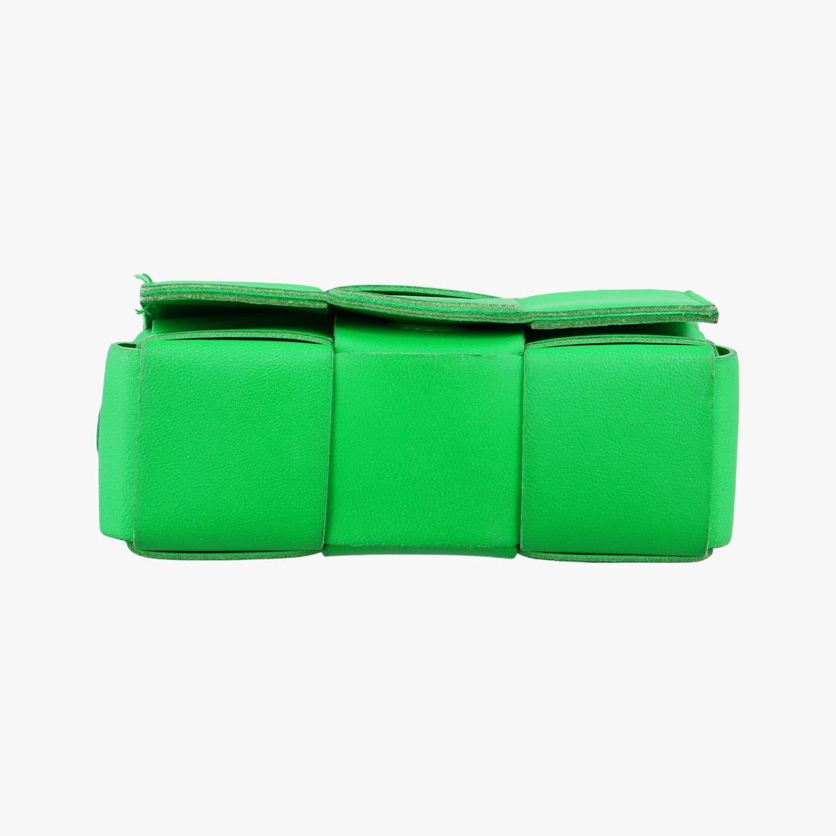 Bottega Veneta Candy Cassette Green Lambskin Shoulder Bag — view 3