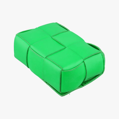 Bottega Veneta Candy Cassette Green Lambskin Shoulder Bag — view 6