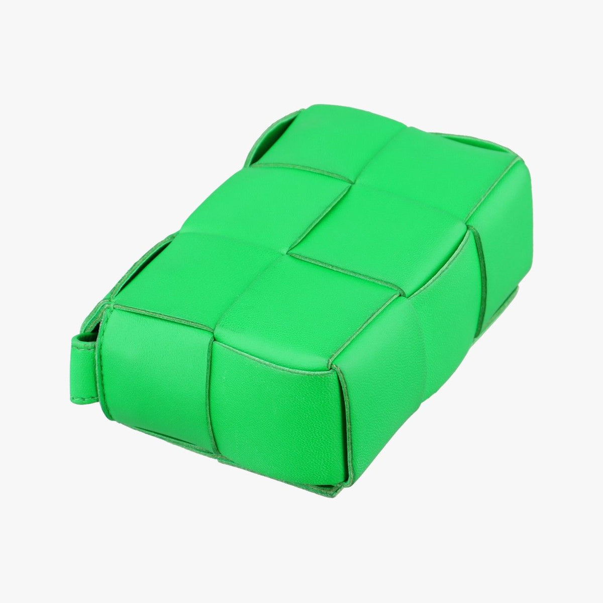 Bottega Veneta Candy Cassette Green Lambskin Shoulder Bag — view 7