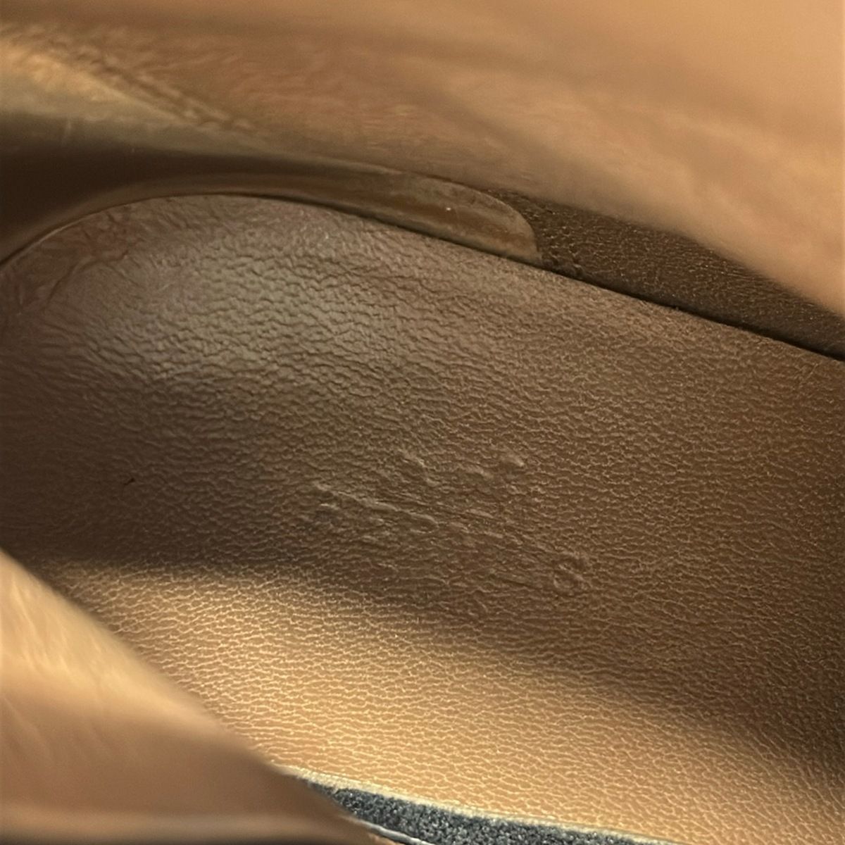 Hermes Short Boots Dark Gray Leather — view 6