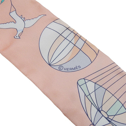Hermes Scarf Twilly les Folies du Ciel Madness in the Sky Silk Multi 14 — view 8