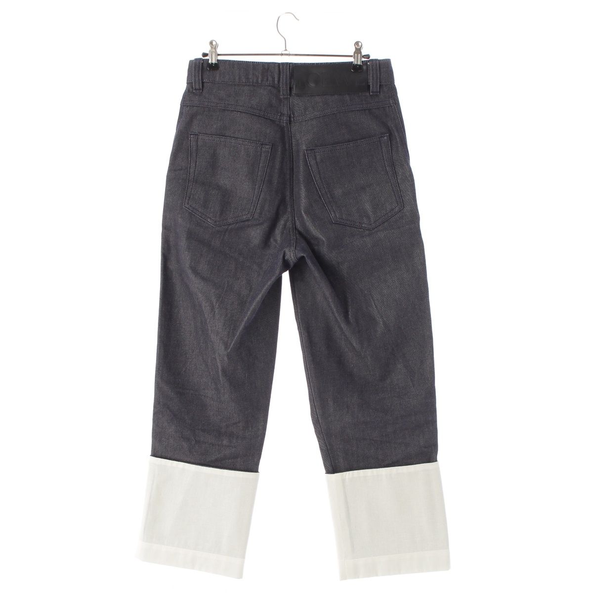 Loewe Cotton Anagram Fisherman Denim Pants Indigo 36 — view 2