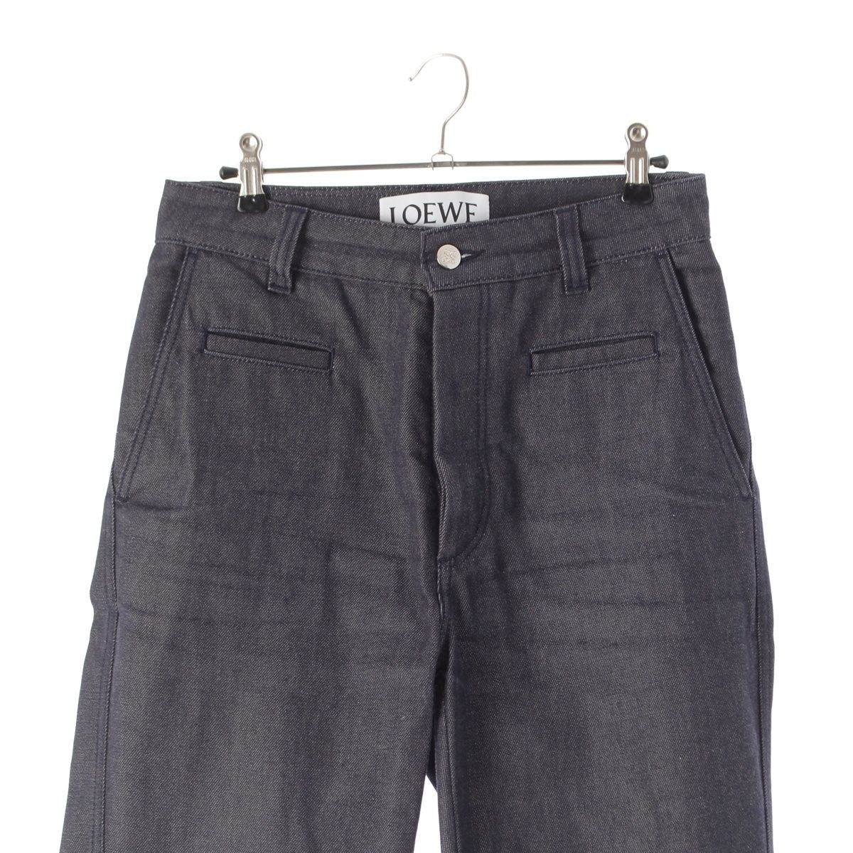 Loewe Cotton Anagram Fisherman Denim Pants Indigo 36 — view 3