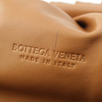 Bottega Veneta the Pouch Leather Clutch Brown Camel — view 7