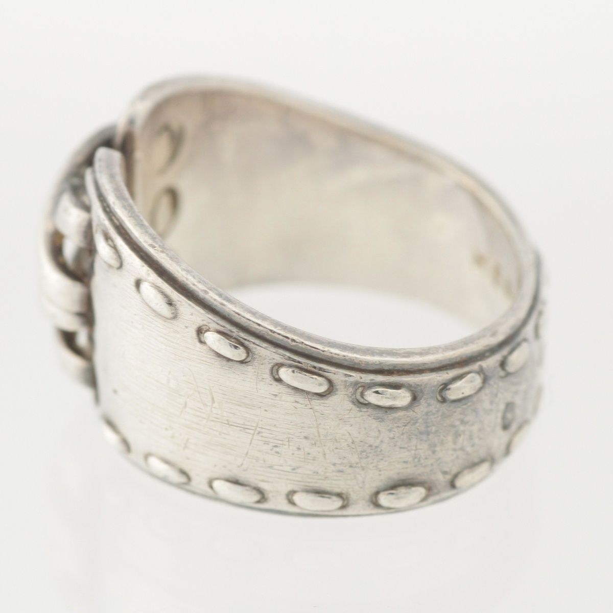 Hermes Mexico Mexique Vintage Double Ring Silver — view 3