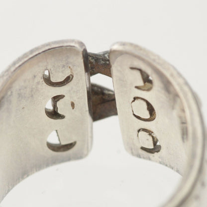 Hermes Mexico Mexique Vintage Double Ring Silver — view 7