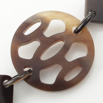 Hermes Diva Buffalo Horn Necklace Brown — view 5