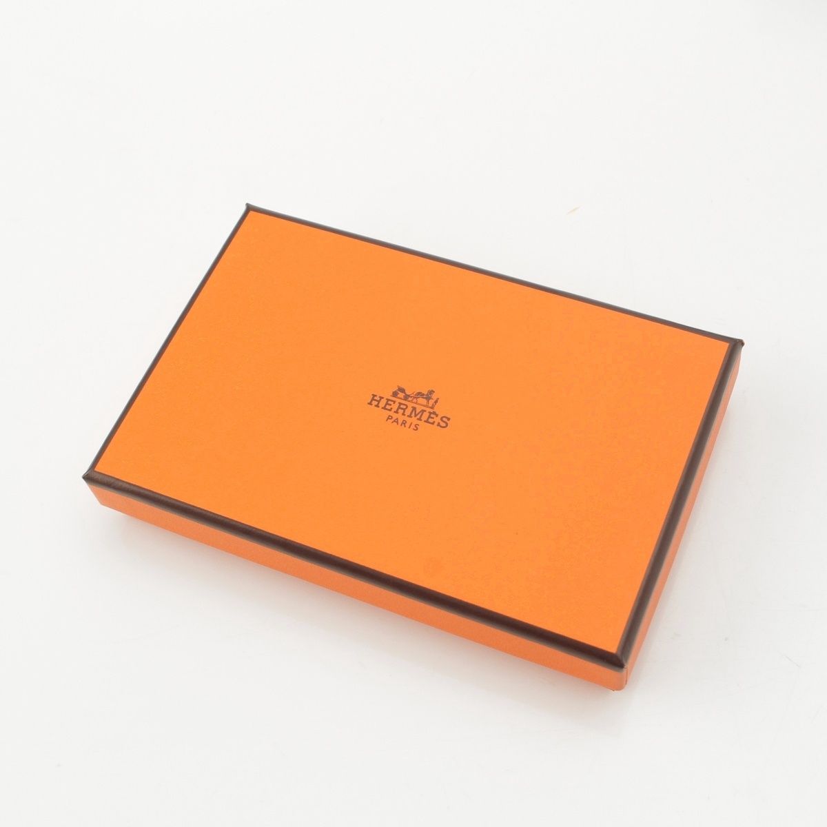 Hermes Calvi Chevre Chamkila Card Case Rouge Decou — view 8