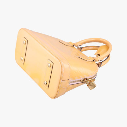 Louis Vuitton Alma BB Rose Florentine Vernis Handbag — view 6