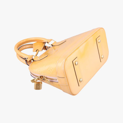 Louis Vuitton Alma BB Rose Florentine Vernis Handbag — view 5