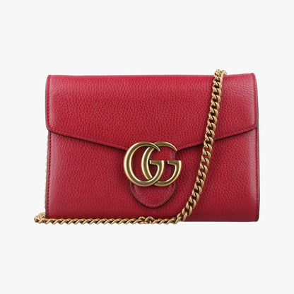 Gucci GG Marmont Red Leather