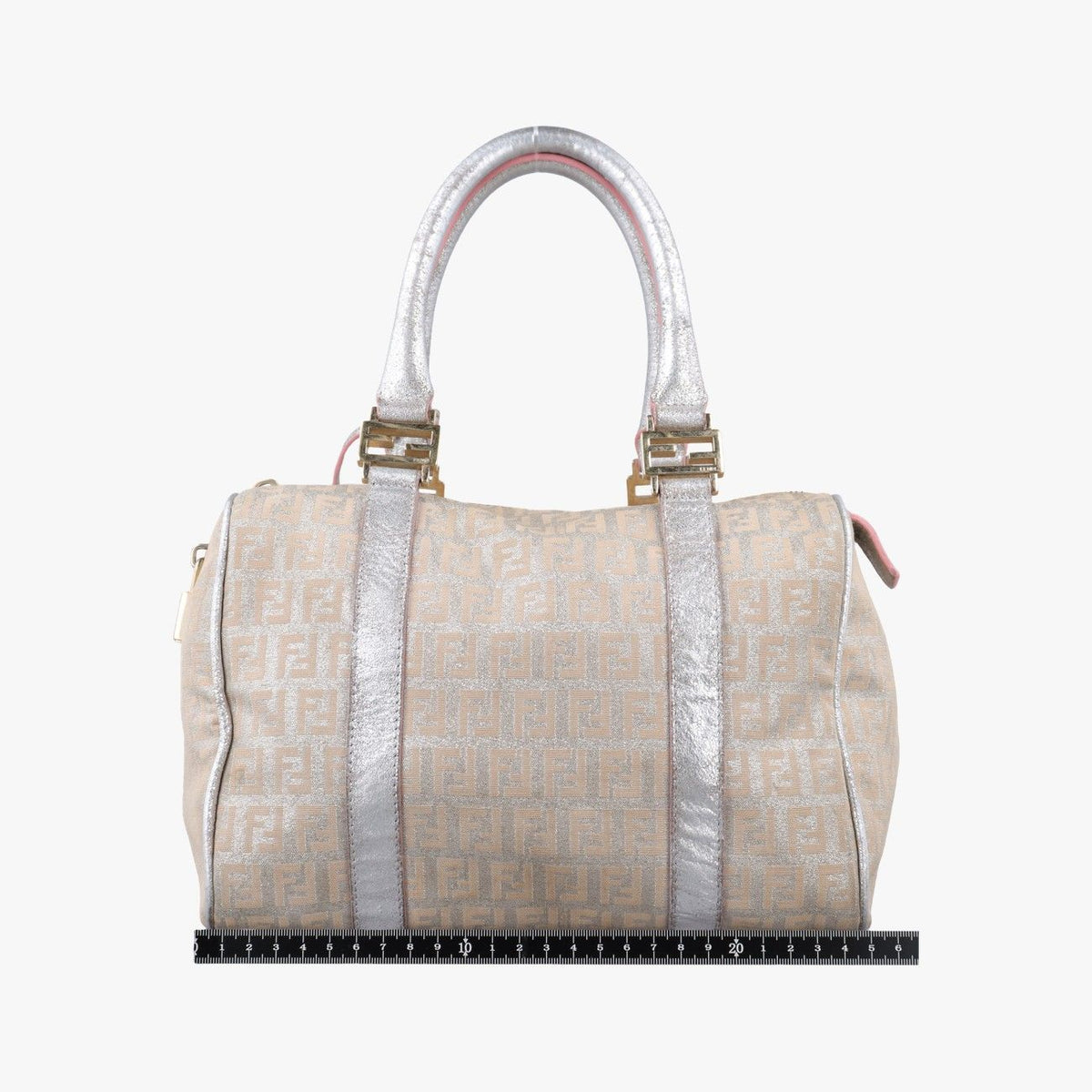 Fendi Sequin Yellow Gradation Silver Canvas — view 2
