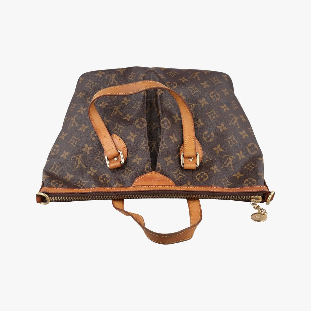 Louis Vuitton Palermo PM Monogram Brown Canvas Tote Bag — view 8