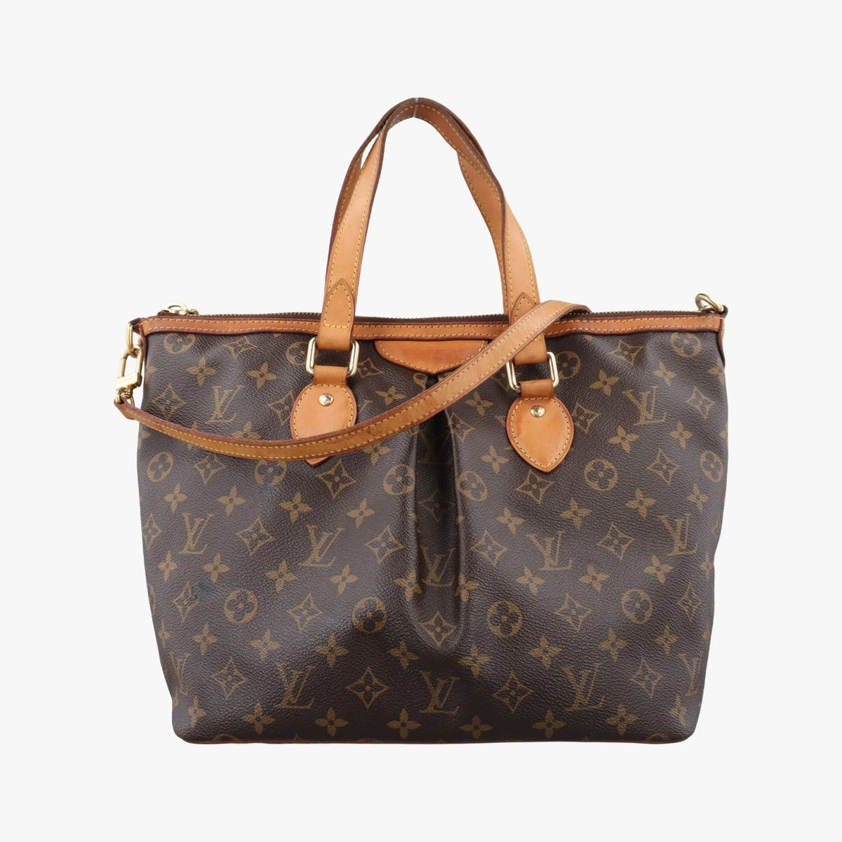 Louis Vuitton Palermo PM Monogram Brown Canvas Tote Bag