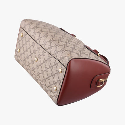 Gucci GG Supreme Beige Brown Leather — view 4