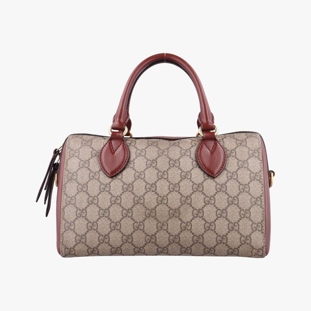 Gucci GG Supreme Beige Brown Leather