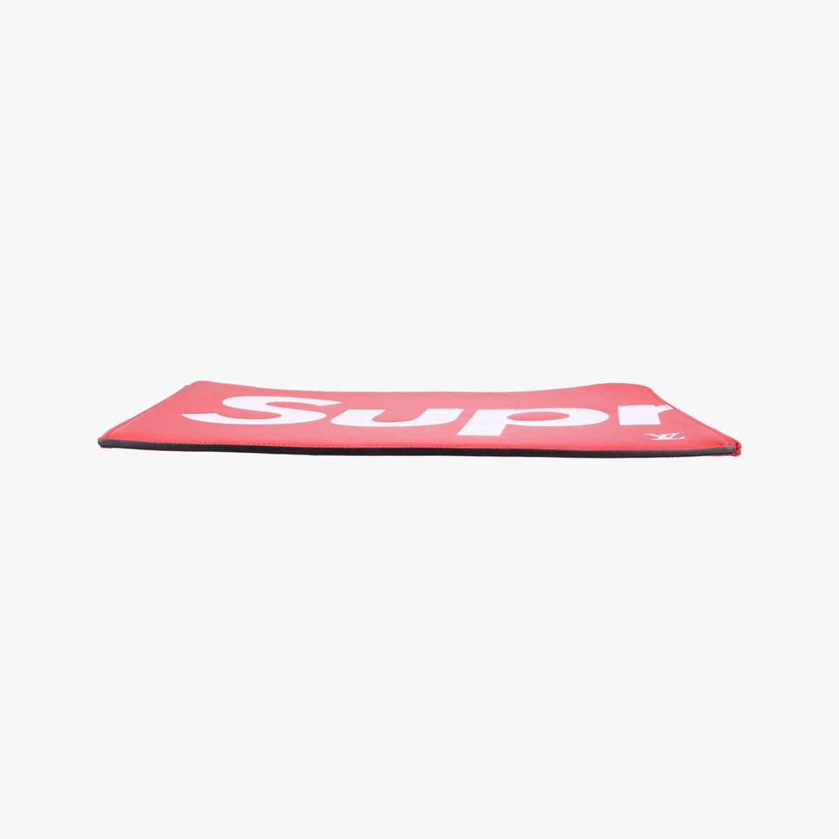 Louis Vuitton Pochette Jules GM Supreme Collaboration Rouge White Epi Pouch — view 3