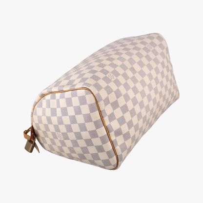 Louis Vuitton Speedy 30 Azur Damier Canvas Handbag — view 7