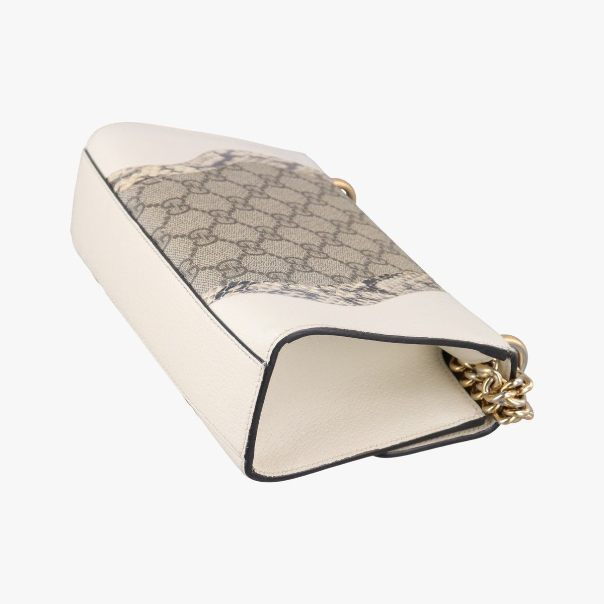 Gucci Padlock Beige White Multi Leather Snakeskin — view 6