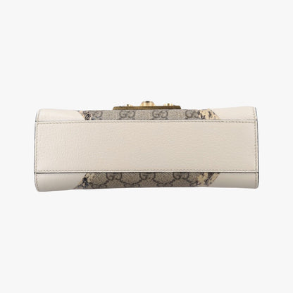 Gucci Padlock Beige White Multi Leather Snakeskin — view 3