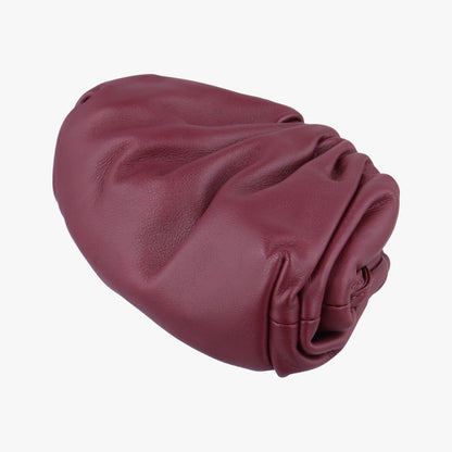 Bottega Veneta the Pouch Wine Red Lambskin — view 6
