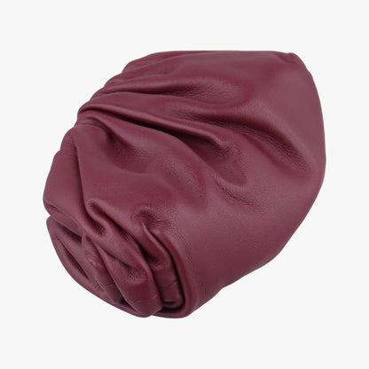 Bottega Veneta the Pouch Wine Red Lambskin — view 7