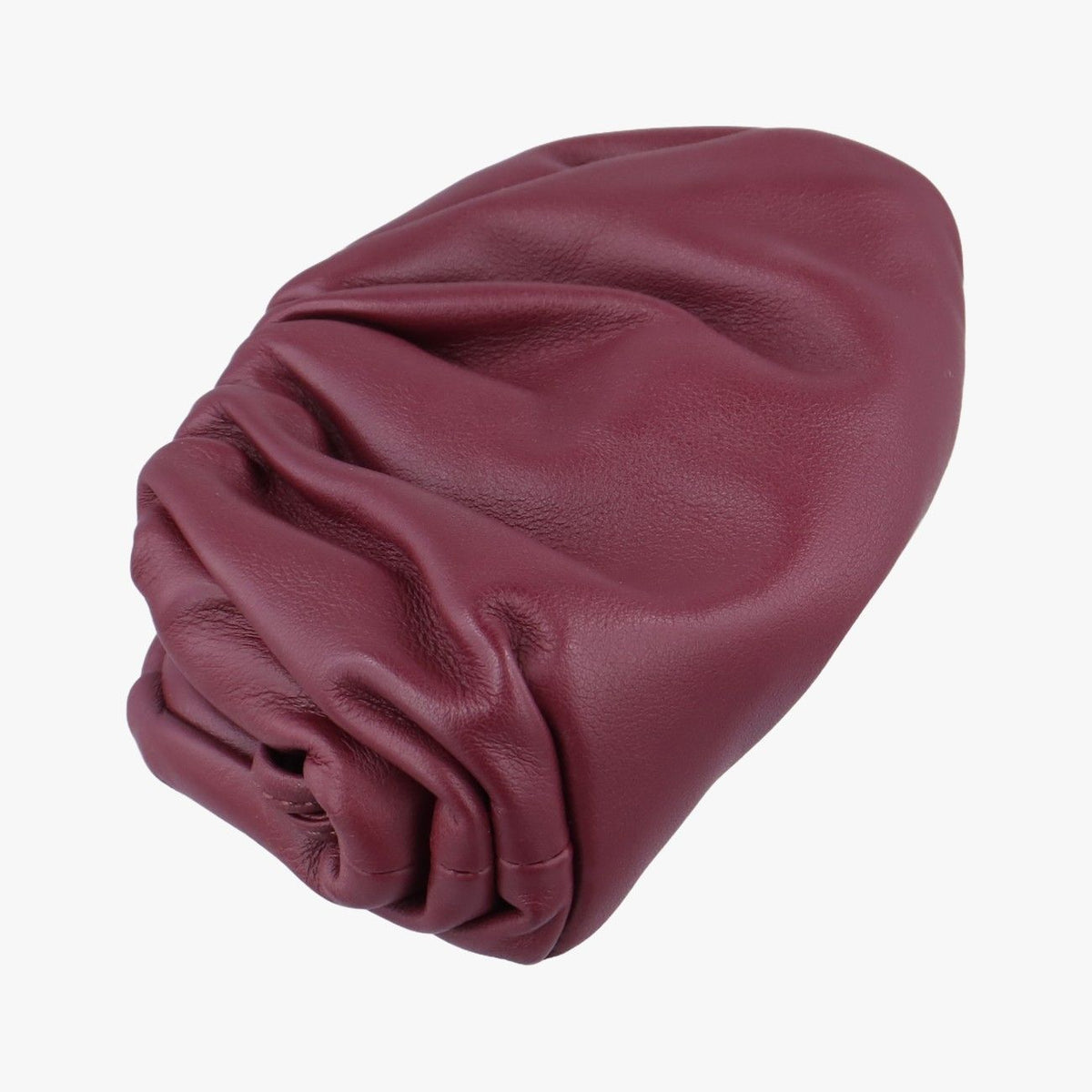 Bottega Veneta the Pouch Wine Red Lambskin — view 5